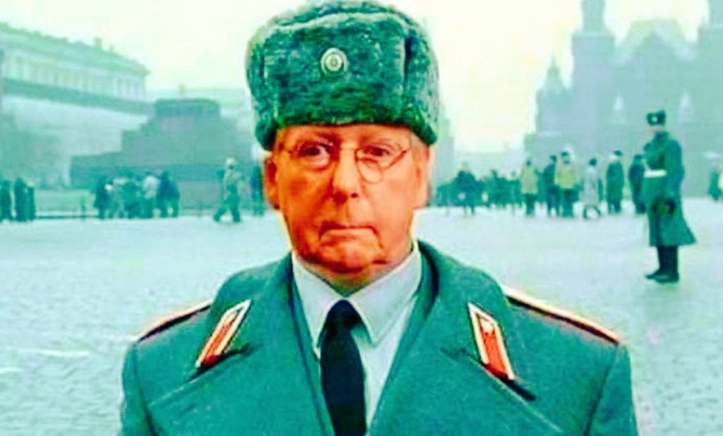 @thehill Naturally, after the @realDonaldTrump spanked  #MitchMcConnell s' butt for being the slimey traitor he truly is, today ol' Mitch will say just about ANYTHING to have #Trump take a hit.
#MoscowMitch, he is quite the vengeful individual.