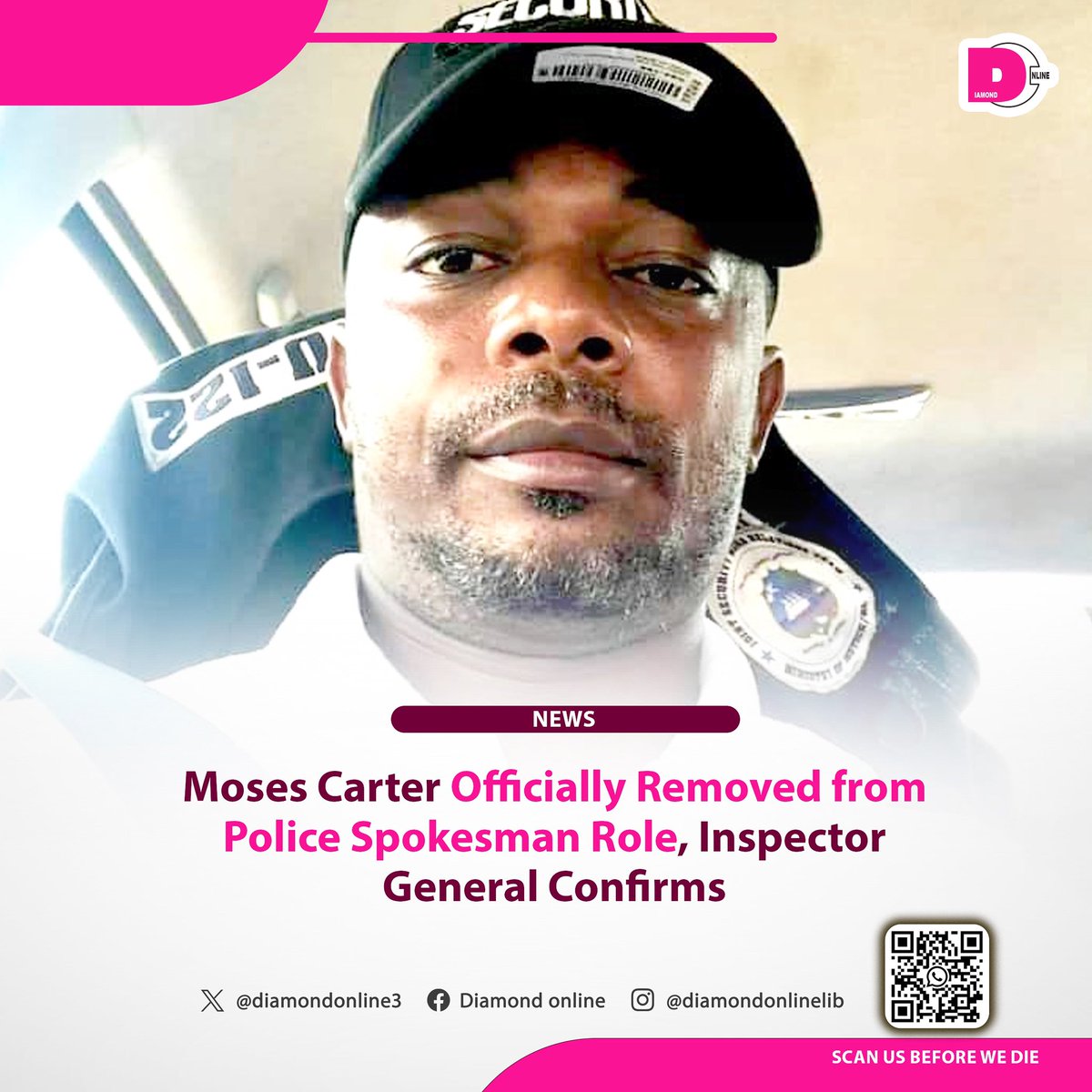 Police Inspector General Gregory Coleman has disclosed that Moses Carter will no longer hold the position of Police Spokesman within the LNP. Despite this change, Carter will remain actively involved in other roles within the law enforcement agency, as confirmed by Coleman.
