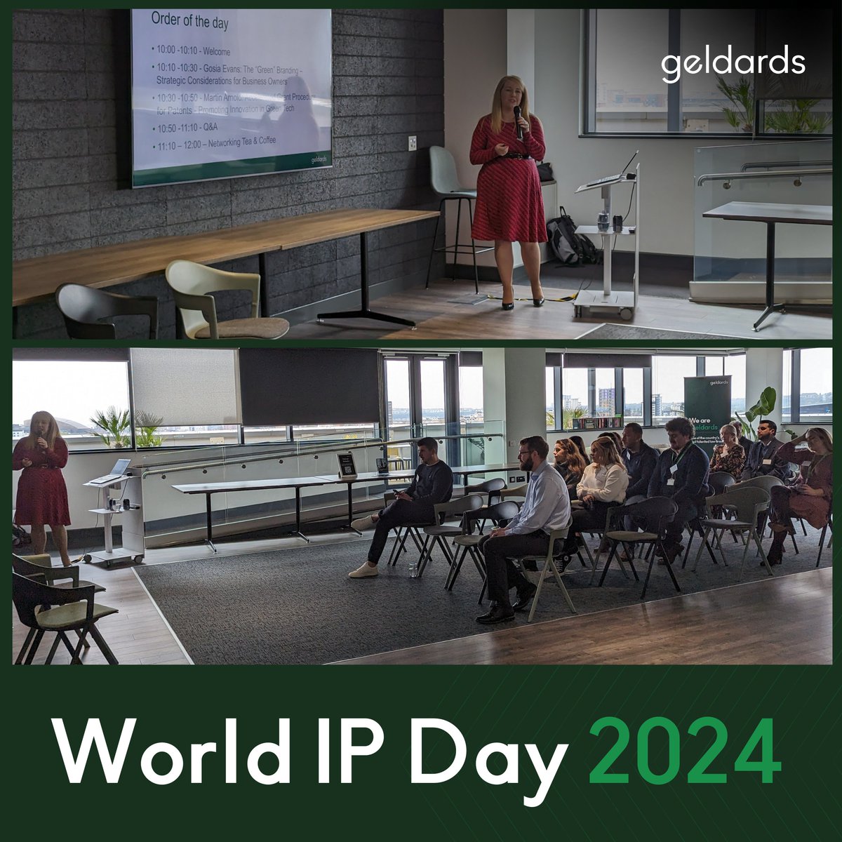 A great launch for our first World IP Day Event, taking place today in the Geldards Cardiff Office! We're already looking forward to the next. #WorldIPDay #IPLaw