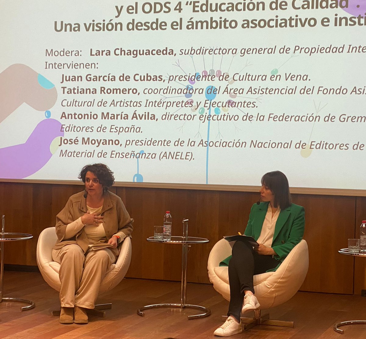 “Al alinear nuestros esfuerzos con los ODS, materializamos nuestro compromiso con la equidad, la inclusión y el desarrollo sostenible, garantizando así que los derechos de los artistas se protejan y promuevan de manera responsable y ética'. Tatiana Romero. #WoldIPDay