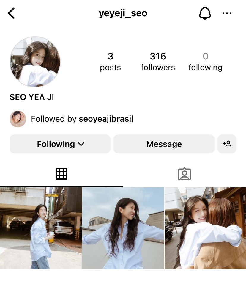 OMG SEO YEAJI ON INSTAGRAM