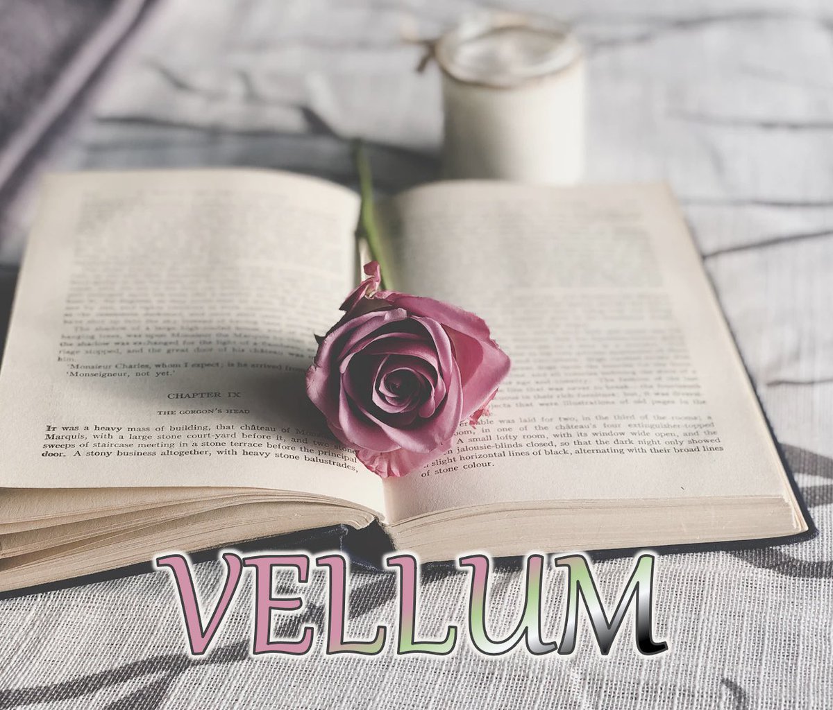 #SymphAndJules word of the day: Vellum

Don't forget to @ us in your posts, and we'll re-tweet! 💛📷

#WritingPrompts