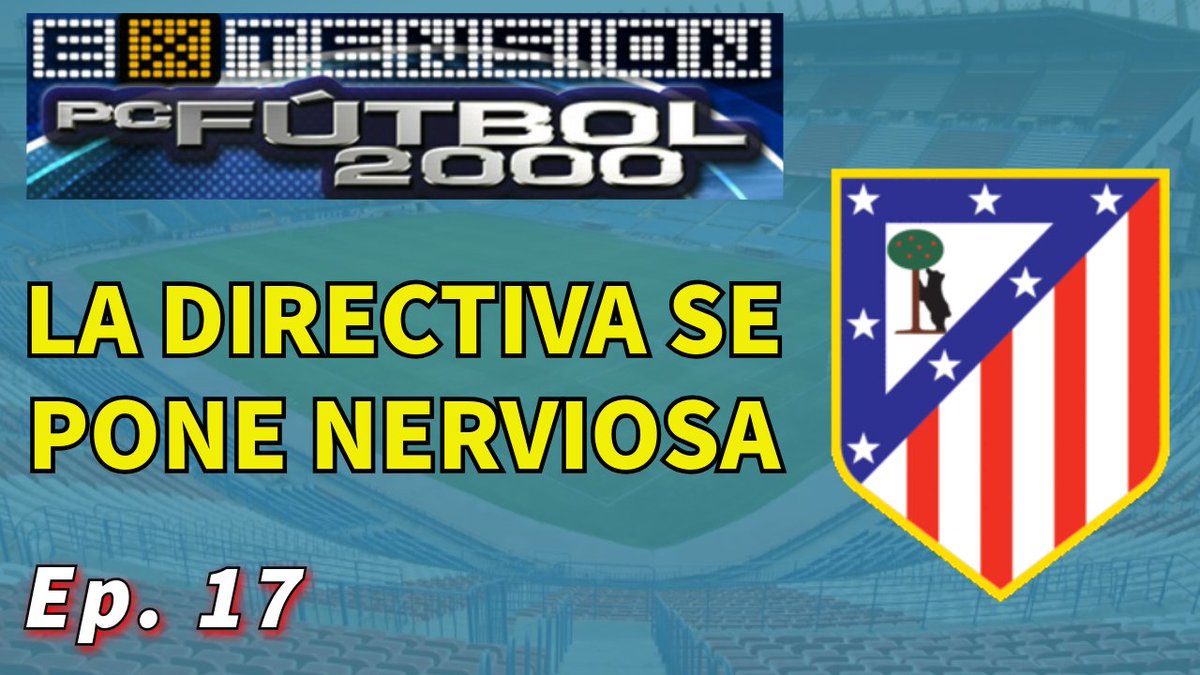 youtube.com/watch?v=EiuQeq… Decimoséptimo directo en el #pcfutbol2000 y en modo 'promanager'. Primera temporada en el #atleticomadrid y, antes de enero, la directiva ya nos da un toque de atención, :D youtube.com/watch?v=EiuQeq…