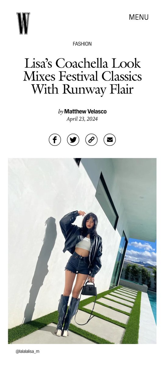 SOLARSHIIII's tweet image. [W MAGAZINE]

กล่าวว่าแม้ว่ารองเท้า Patti จะกลายเป็นรองเท้าที่ได้รับความนิยมในหมู่ผู้นำด้านแฟชั่น แต่หลัง PFW ก็ถูกเรียกว่าเป็นรองเท้าที่ "น่าเกลียด" แต่ถ้าใครสักคนจะชุบชีวิตรองเท้าคู่นี้กลับมาอีกครั้งอาจเป็น #LISA  

ความตัวมัมแฟชั่น ความไม้แขวนเริ่ดอะใส่ออกมายังไงทั้งสวยทั้งเท่