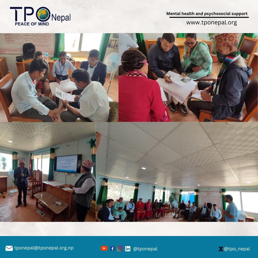 tpo_nepal's tweet photo. Teachers in Likhu Rural Municipality, Okhaldhunga, are currently undergoing a Psychosocial Support Training organized by TPO Nepal and supported by PSR-Finland. 
#EmpoweringEducators #psychosocialsupport #BrighterFuture #tpo_nepal #tponepal https://t.co/85EFsOKCe8