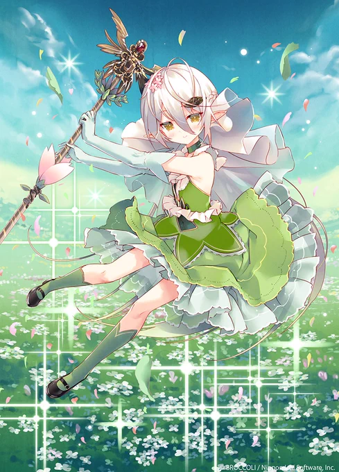 4月25日発売したゼクスの新作『Z/X -Zillions of enemy X-』星火燎原編/爆臨超新星にて「マジカルブレッシング リリアン」書かせていただきましたー!久々のリリアンです。#ZX_TCG 