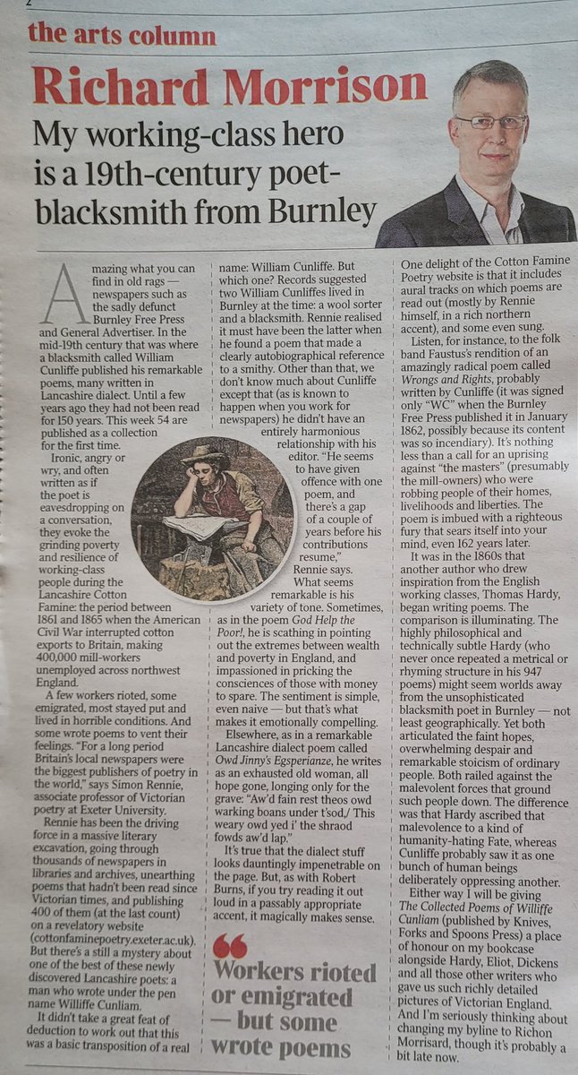 The Arts Column in today's Times.