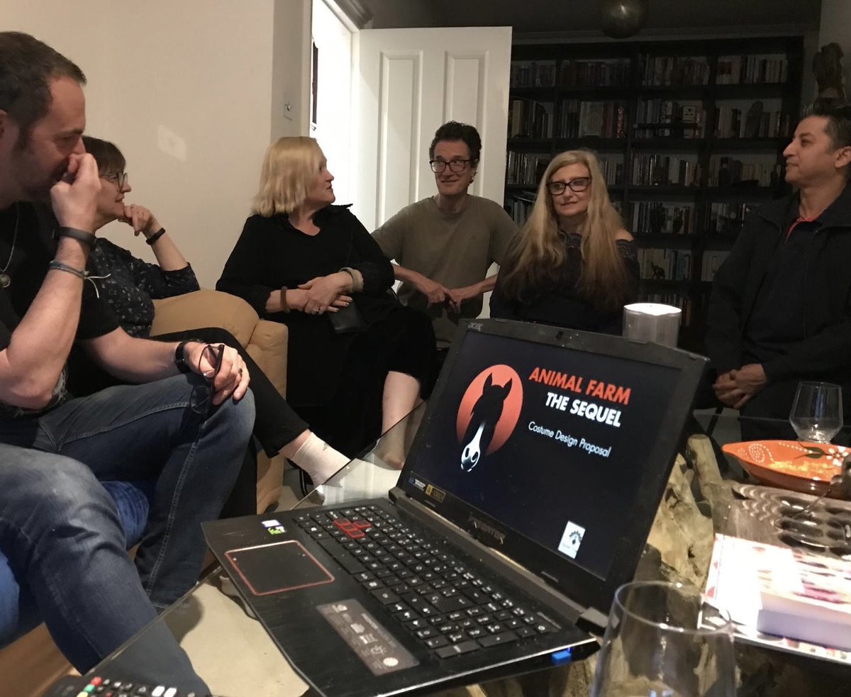 TalkinTurkeyTC's tweet photo. Earlier this month we had a collaborative creative production workshop.  We looked at props, set, costumes and more for our autumn show, Animal Farm The Sequel. But what would a rabbit wear at home when they’re pregnant? https://t.co/5whhqftdVB