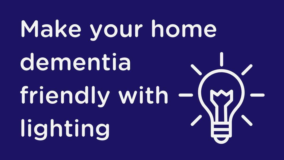 For someone living with dementia it’s important to understand more about the ways light can be used to help💡 Dark areas or shadows can cause confusion and dimmer switches can give you more control over the levels of light you need. Read here: spkl.io/60194FaqW