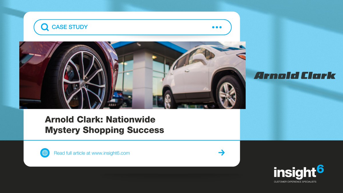 🚗💨 Join us as we navigate the road to nationwide #MysteryShopping success with @ArnoldClark! Discover more: bit.ly/4d3JgBC.