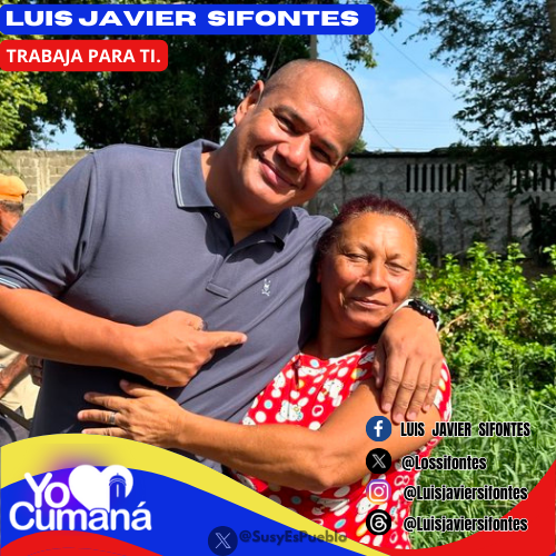 YO♥️CUMANA. Alcalde de Cumana 👉@lossifontes: ' La gente con su cariño nos llena de más fuerza para seguir en esta batalla por la construcción del socialismo'. Ella siempre muy activa!!! 🔷#Sucre 🔷#Cumaná 🔷#RealityShowFactorM