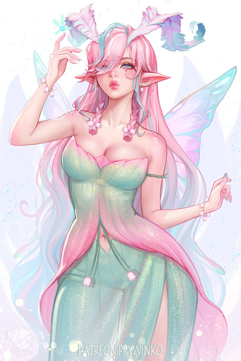 My new original character Lumiara🦋 She's a fairy (moth)