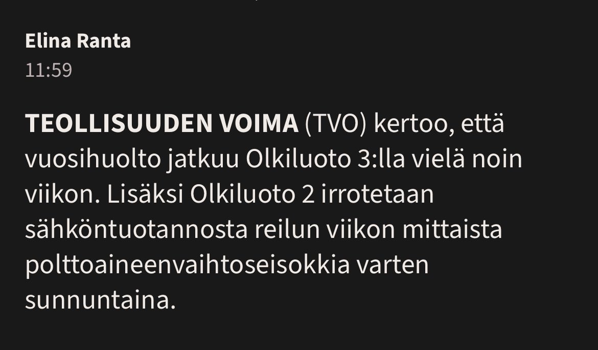 Korkea aika tehdä pidennetty vuosihuolto maailman 9. kalleimmassa rakennuksessa. Onhan OL3 ollut tuotannossa jo reilu pari vuotta. 🙌🏻