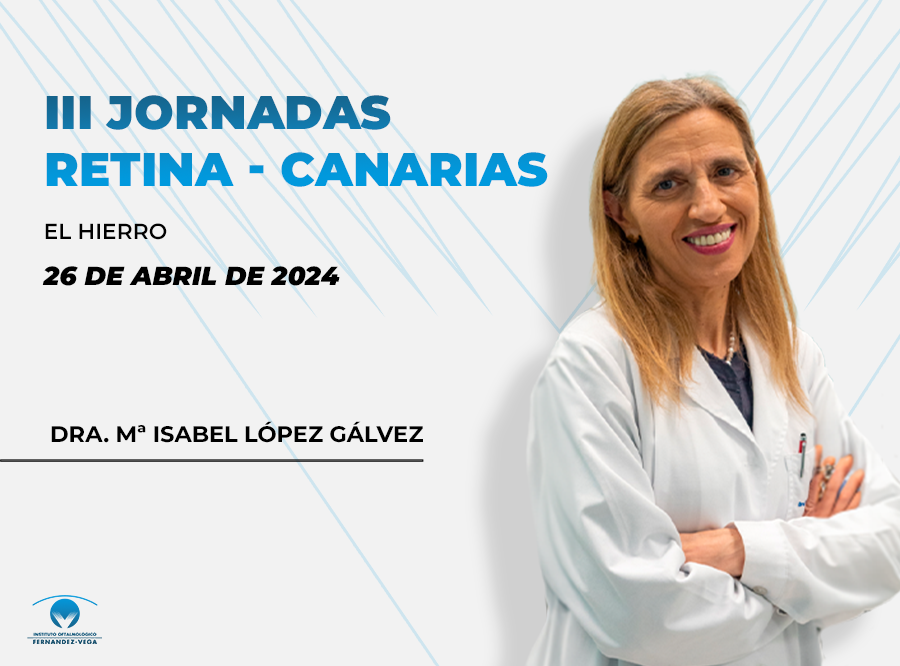 IOFVega's tweet photo. Nos alegra compartir que la Dra. Mª Isabel López Gálvez, de la Unidad de Retina y Vítreo del #IOFV, estará presente en la 3º Jornada de Retina - Canarias. En el evento, participará activamente en las mesas "Diagnóstico por imagen e IA" y "Actualización en terapia intravítrea". https://t.co/LBlVnU2AAO