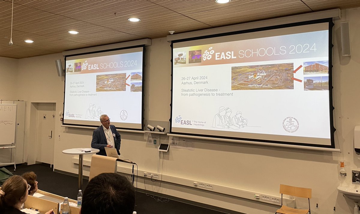 The EASL School of Steatotic Liver Disease in Aarhus, Denmark, is on! We have 25 students and an international faculty, all looking forward to a couple of days of learning and networking. @EASLedu @HepGas