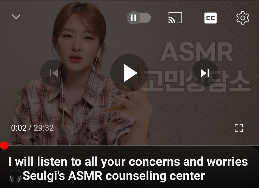 30 minutes of counselor Seulgi!! 😲 youtu.be/FG4bIDY7zKU?si… #HiCounselorSeulgi HI SEULGI ADVICE ASMR #슬기 #SEULGI @RVsmtown