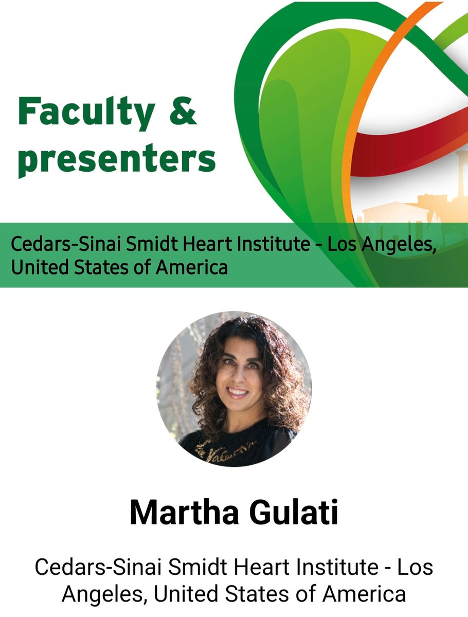 Looking forward to seeing Prof Martha Gulati of Cedar Sinai present on treating dyslipidaemia at this afternoon's symposium. #ESCPrev2024 @escardio @ASPCardio @DrMarthaGulati @jgharoldmd