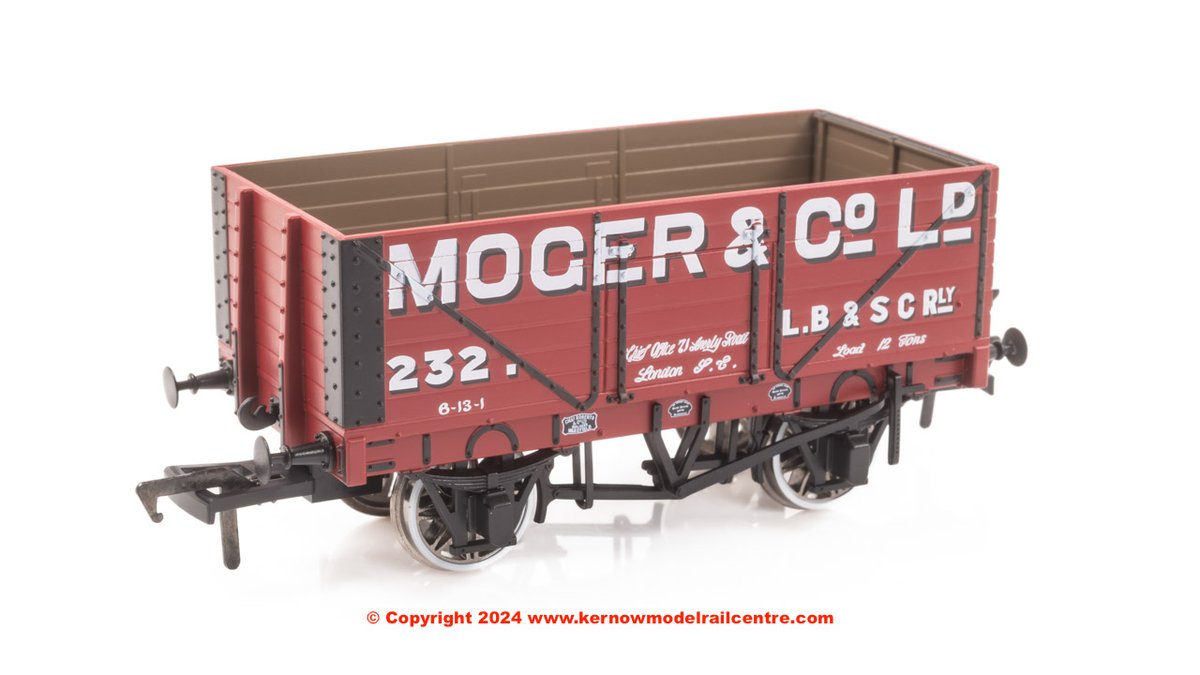 Have you got one of our Exclusive 00 Gauge 1907 RCH 12T seven plank open wagons in the livery of Moger & Co Ltd as running on the London, Brighton and South Coast Railway (LB&SCR) yet, they are selling fast... For more details and to order click here kernowmodelrailcentre.com/n/334/KMRC-ann…