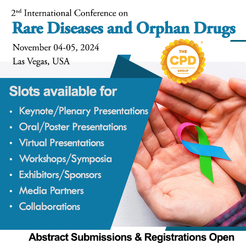 Enroll at upcoming conference 2nd International Conference on Rare Diseases and Orphan Drugs November 04 – 05, 2024 in Las Vegas, USA.
For more: crgconferences.com/rarediseases
#RareDisease #orphandrugs #vaccine #diseasecontrol #covid19