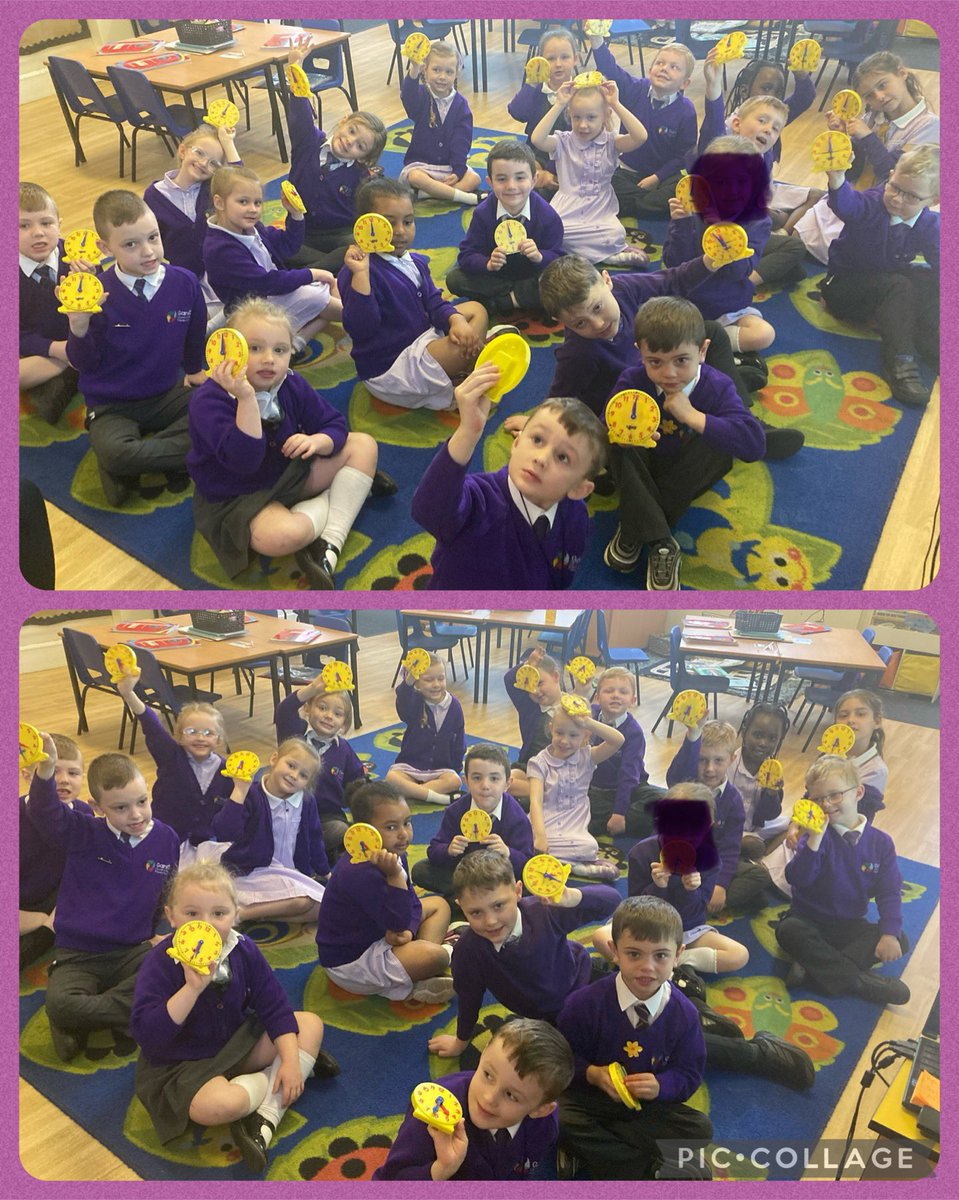 This week we have been amazing at learning the time! We have been hip hopping around the clock ⏰👏🏼😊 #oclock #halfpast <a href="/GarstonCE/">GarstonCE</a>