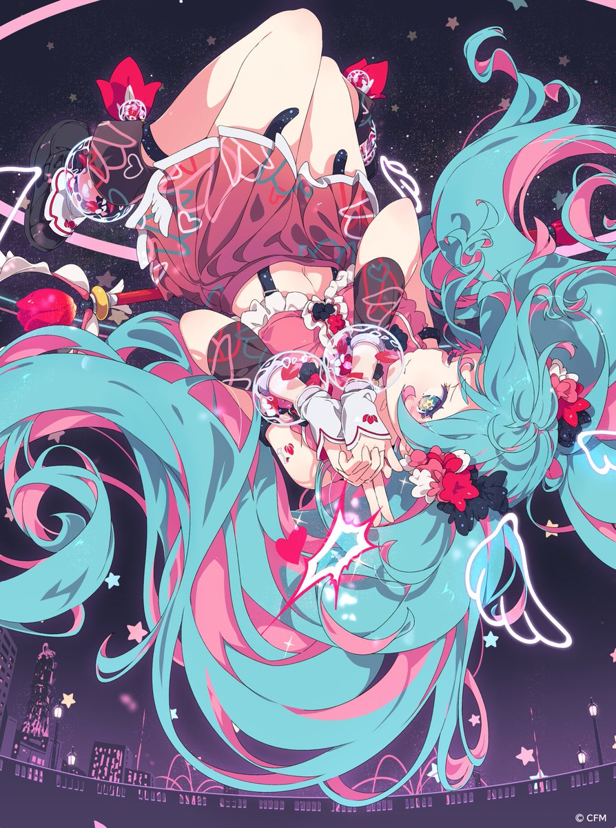 🎆#初音ミク夜空 プログラム 2024🌌メインビジュアルを描かせて頂きました！8/9(金)～8/11(日)、地元新潟まつりと併せて「夜空×魔法」をテーマに、花火と共に夏の夜空を彩る様々な #初音ミク イベントとグッズが展開されます♪ 公式サイト➤ yozora39.com