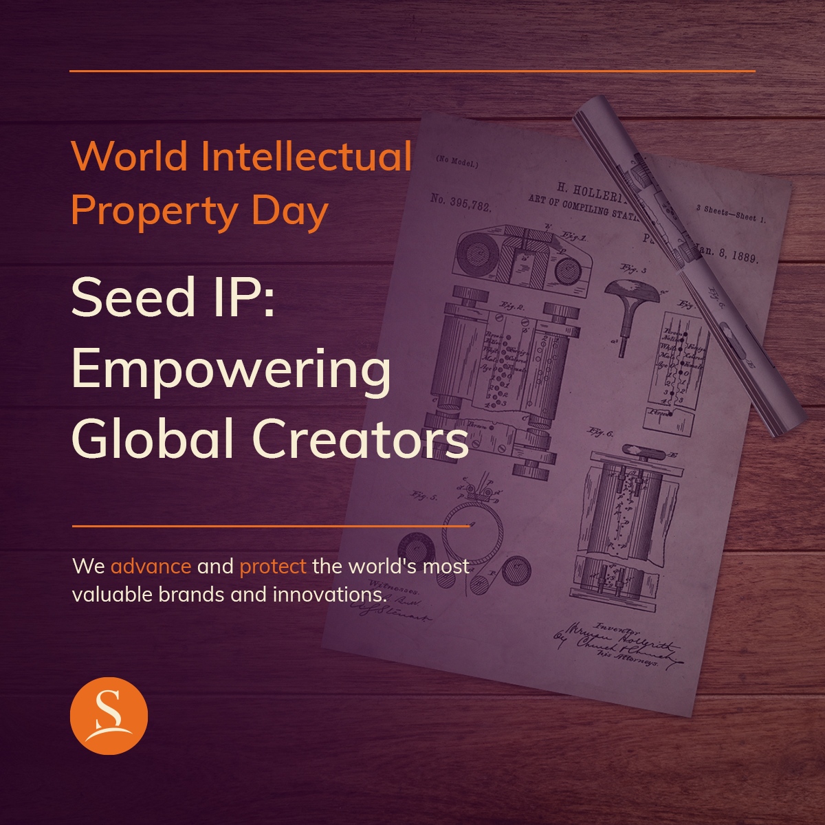 Join Seed IP in celebrating World Intellectual Property Day. Together, let's protect the creativity and innovation that drive progress worldwide.

Protect your innovations at seedip.com

#WorldIPDay2024 #SeedIP #GlobalInnovation #ProtectCreativity #SeedIP #IPLaw #...