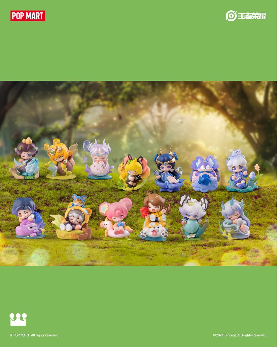 Follow Baby Heroes’ steps and embark on a fascinating adventure in the Dream Forest! Honor of Kings Baby Heroes - Dream Forest Series Figures Release Date: 2024/5/3 #POPMART #honorofkings #dreamforest #blindbox