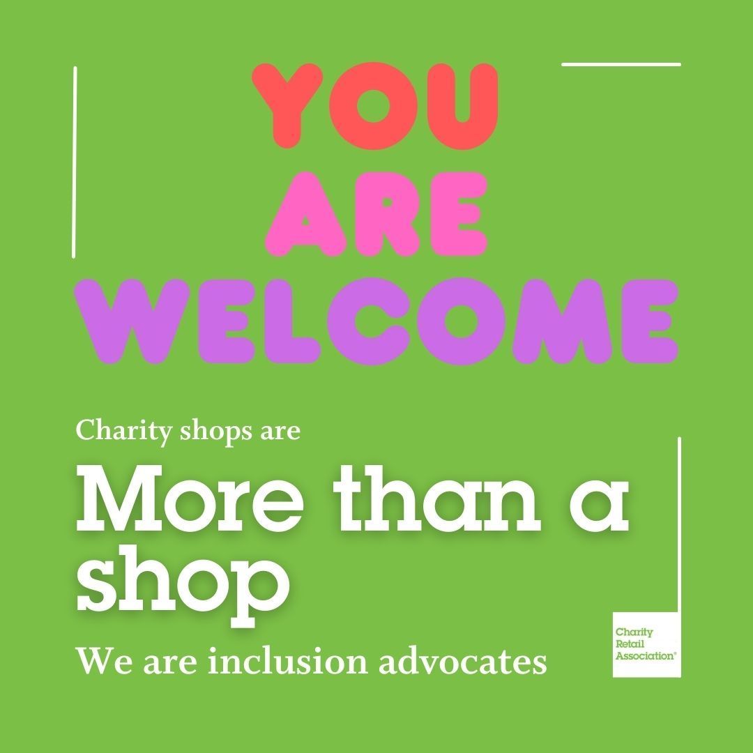 We are more than a shop! We are inclusion advocates
#CharityShops promote inclusion by encouraging people from different backgrounds to come together to connect and socialise, volunteer, shop and browse.