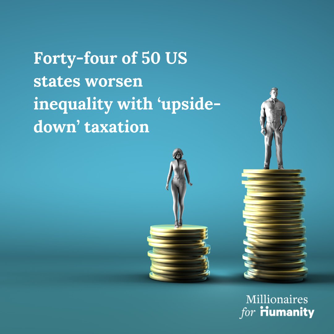 🚨 A recent analysis conducted by Institute on Taxation and Economic Policy reveals that 44 out of 50 US states worsen inequality by implementing tax systems that favor the wealthy over lower-income individuals. Read more about it here: brnw.ch/21wJcBc