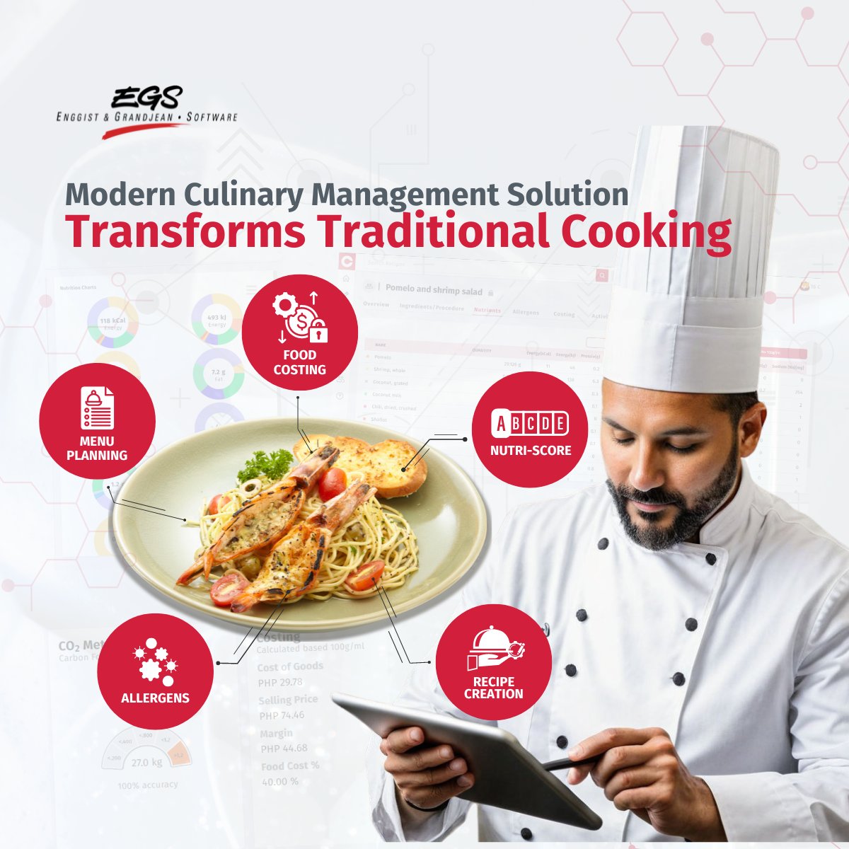 CalcMenu's tweet image. Enhance your culinary journey with CalcMenu! Our tech modernizes traditional cooking methods, offering Menu Planning, automated Food Costing, Nutritional Analysis, &amp;amp; Allergen Identification. Learn More- bit.ly/3QyMfZC

#CalcMenu #recipemanagementsoftware