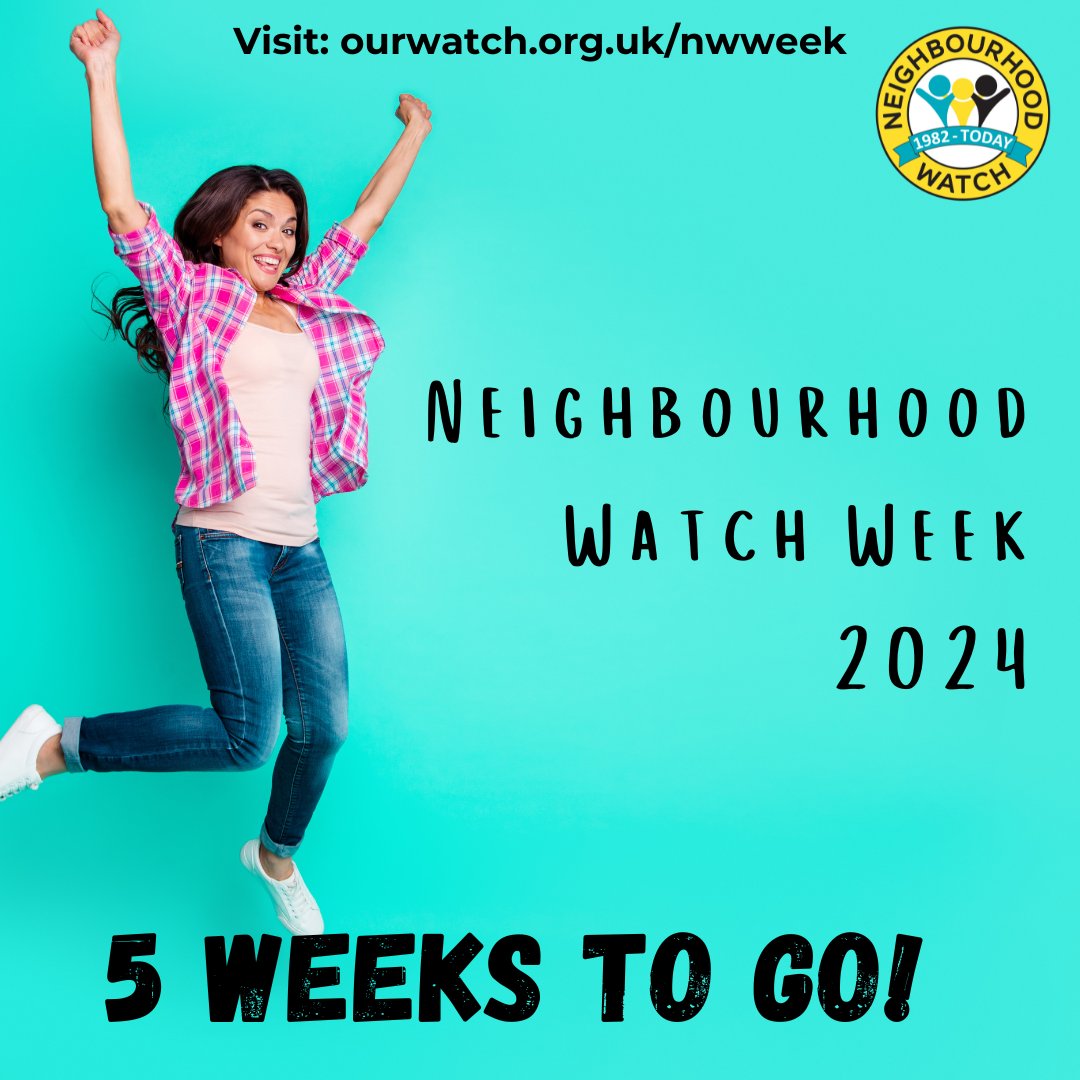 🎉 There's 5 weeks to go until we celebrate Neighbourhood Watch Week & the #MonthofCommunity! We'll be supporting Loneliness Awareness Week with @marmaladetrust from 10th - 16th June, highlighting the impact of loneliness & how to help. 👉 Find out more: lonelinessawarenessweek.org