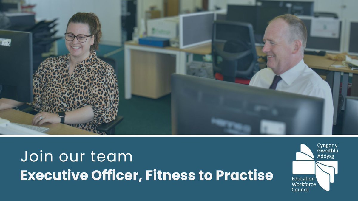 Want to join our team? We’re currently recruiting. Executive Officer, Fitness to Practise (fixed term – 12 months) £28,245-£32,141 Closing date 30 April 2024 Find out more and apply: buff.ly/3MVsp7S