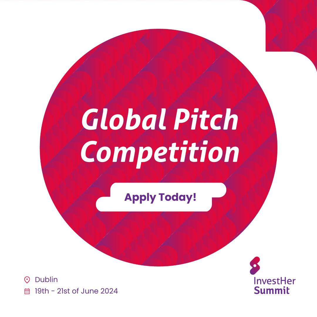 📣 Why apply to @InvestHerSummit 2024 Pitch Competition? ✨Proven Impact: Previous winners saw massive success 🌍 Exposure: Present your venture to global investors 🔥 Act Fast: Apply before May 10, 2024 → buff.ly/3VQMdzx #GlobalPitchCompetition #CommunityIsCapital