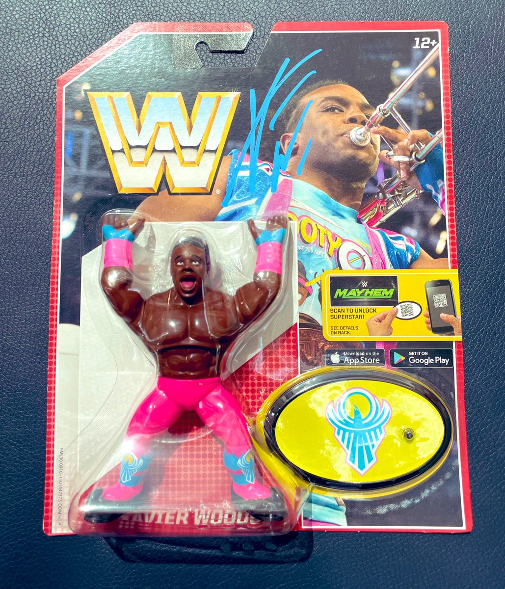 🌈 🎺 @AustinCreedWins 🌈 🎺

My #hWoFigureFriday this week is the reigning & defending #KingOfTheRing #XavierWoods 

Great to meet Woods at #WWEWorld in Philly & get my Retro figure signed ✍️ 

#WeWantRetros #NewDayRocks 
#hWo #FigureFriday #TheNewDay