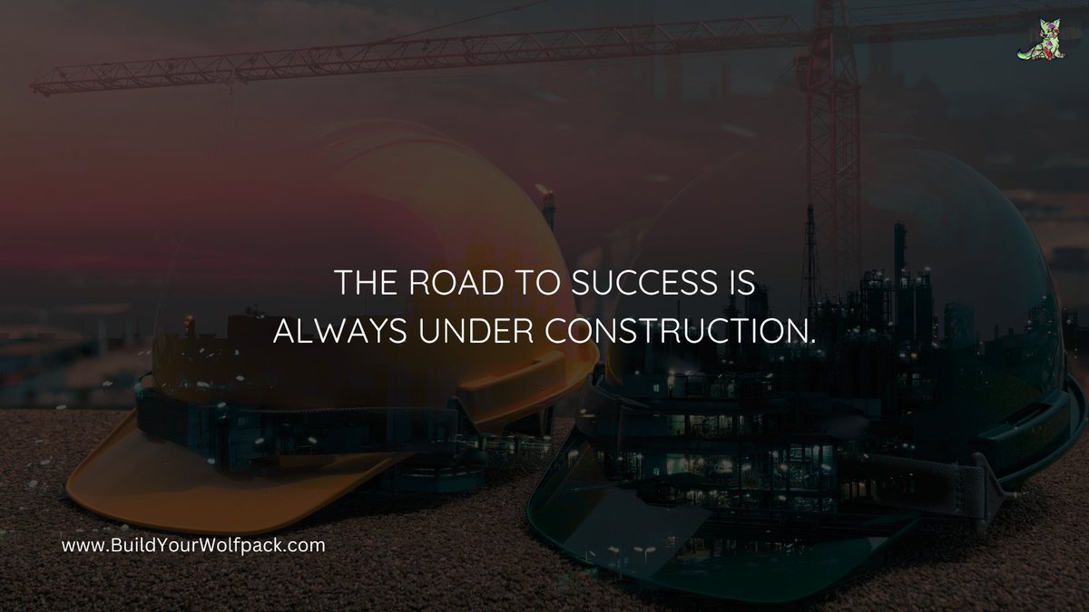 Every successful journey requires constant construction and improvement. Embrace the process and keep building towards your goals. #RoadToSuccess #NeverStopGrowing #ConstructionZone