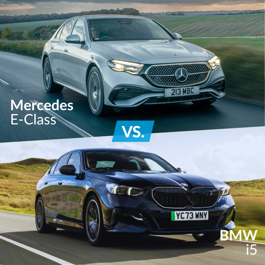 Mercedes E-Class vs BMW i5 🌟🌟 Which one would you enjoy driving the most? 👇