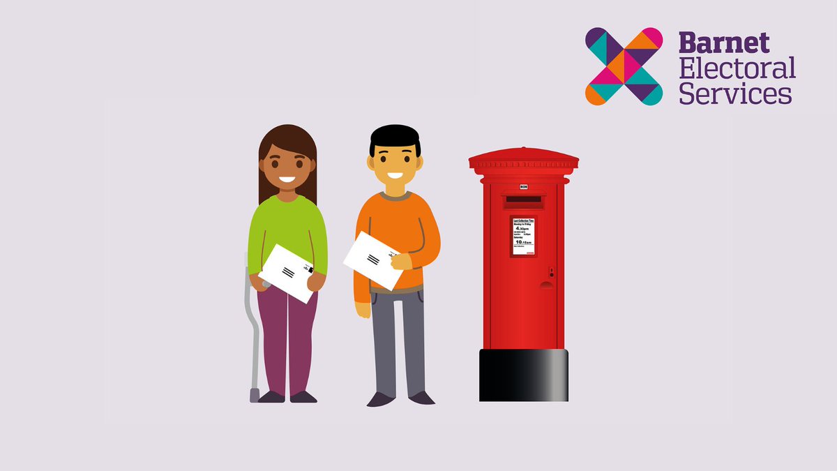 If you've opted for a postal vote, be sure to post it back as soon as possible via Royal to have your vote count. Barnet.gov.uk/elections