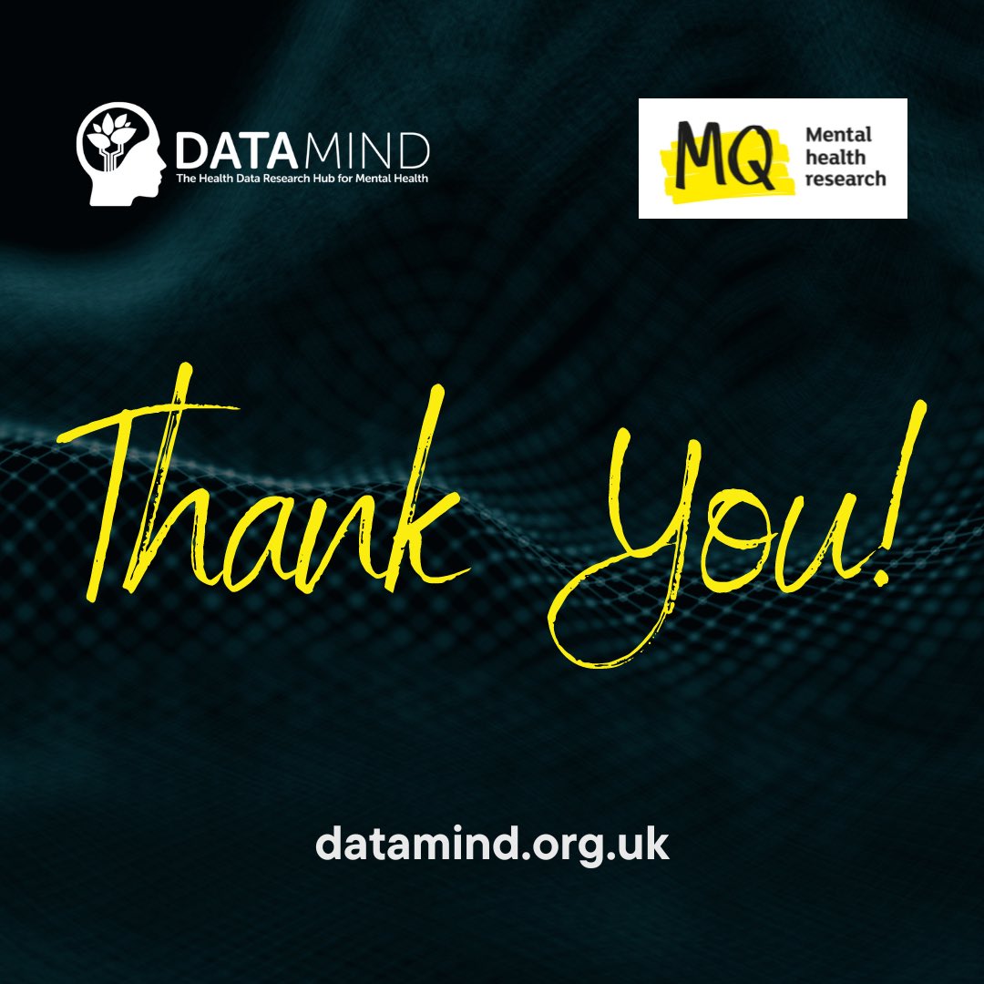 A big thank you to all our speakers, ECR’s, chairs, and attendees for joining us and @MQmentalhealth yesterday! The conference will be available soon on DATAMIND's learning hub. #MQDataScience 'We need to promote the methods of research, not just the outcomes.' #datascience