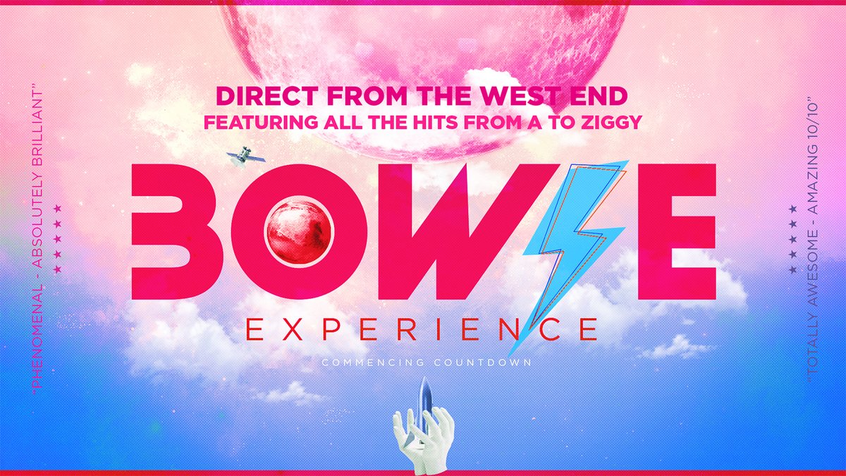 ⚡ 𝐂𝐎𝐌𝐈𝐍𝐆 𝐒𝐎𝐎𝐍: Bowie Experience Direct from London’s West End, Bowie Experience is a spectacular concert celebrating the sound and vision of David Bowie! 📆 Wed 25 Sep 7:30pm 🎟️ bit.ly/4b17UkG