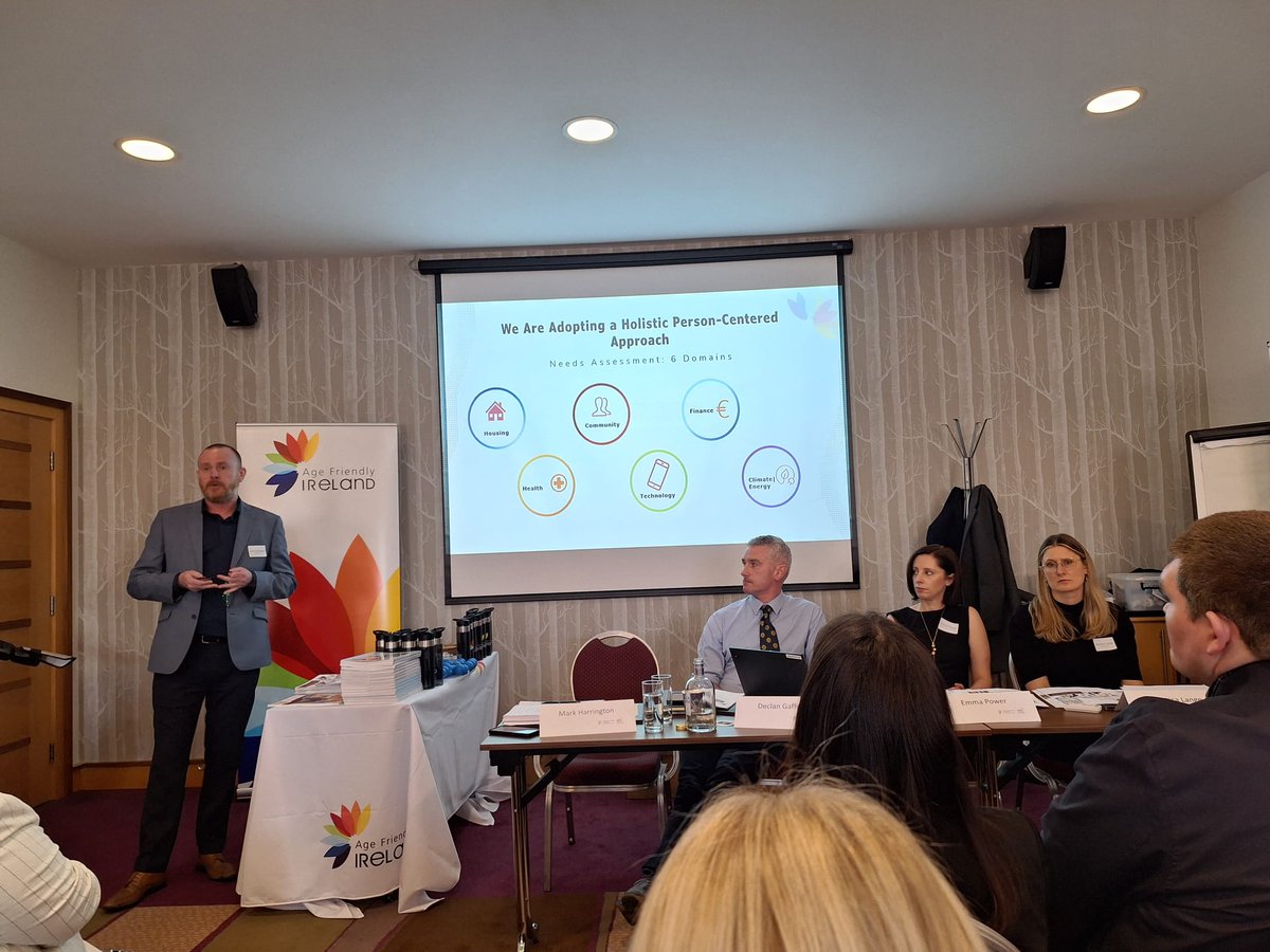 Yesterday, AF National Technical Manager, National Manager of HAFH Programme along with other coordinators attended the Housing Practitioners' Conference in Mullingar. Theme was “Opportunities for Sustainable Housing”. #agefriendlyireland #healthyagefriendlyhomes @DeptHousingIRL