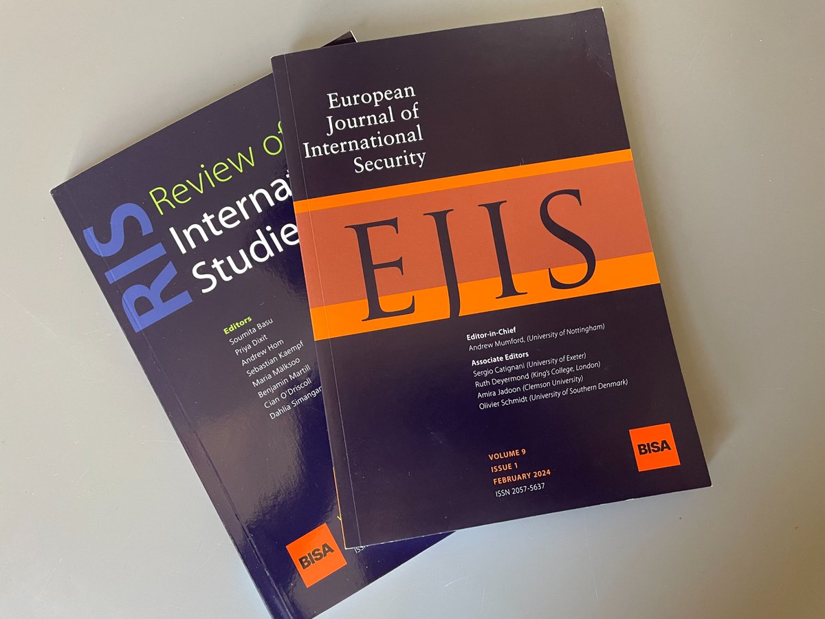 #DidYouMiss we are delighted to announce that @RISjnl and @EJIntSec will no longer require place of publication to be listed in references and citations! Read more here: bisa.ac.uk/news/ris-and-e… @TheRealistHom @CianODriscoll79 @apmumford