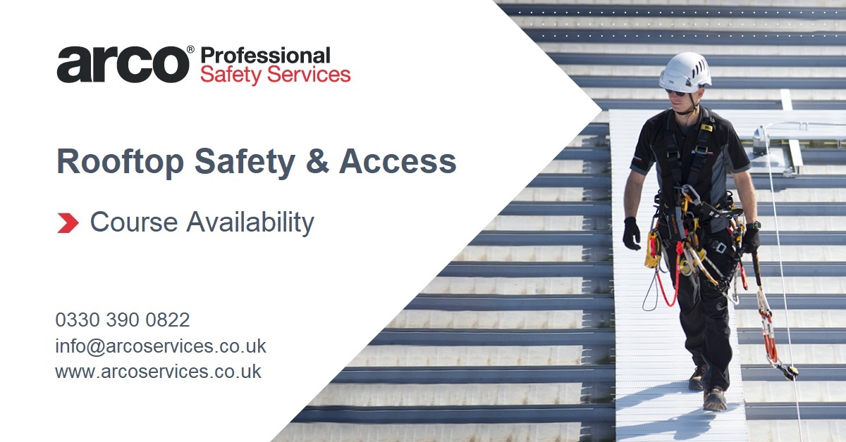 We have limited availability on our upcoming Rooftop Safety & Access course, taking place at our Safety Centre in Trafford, Manchester on Friday 10th May. loom.ly/I7UrOH8

Don’t miss out. Book your place today!
#RooftopSafety #WorkingAtHeight #Training