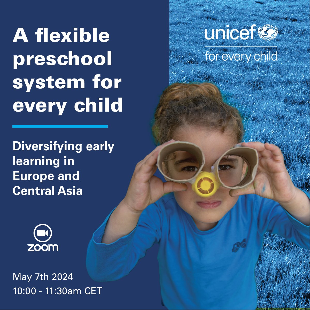 📢Join a high-level exchange organized by @UNICEF_ECA on importance of flexibility while upholding #QualityStandards w/in preschool systems, as almost 50% of children aged 3-5 in the region lack access to the benefits of #Preschool. Info & registration⤵️ ow.ly/9rE650RolIF