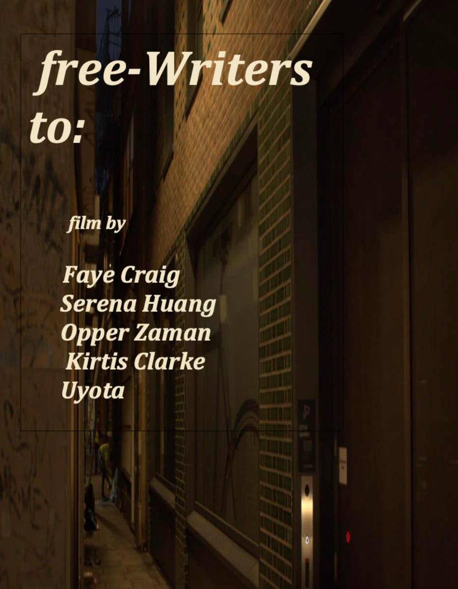 Join us this Saturday, 27 April, for ‘free-Writers to: Films selected by Andrew Pierre Hart’, a day of free (I know!) screenings. Find out more: whitechapelgallery.org/events/free-wr…
