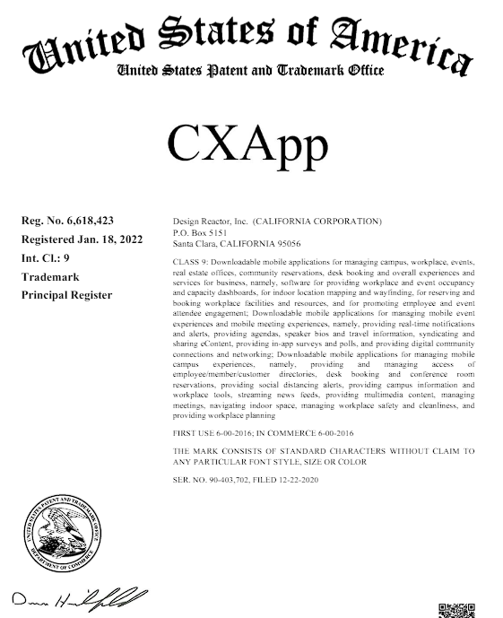 rajkgulati's tweet photo. $CXAI

Just some ongoing googling with my ☕️.

The CXApp name trademarked at the USPTO.

Oh, and, its FRI-YAY ! 👀🩷 https://t.co/UOmeDFp9G8