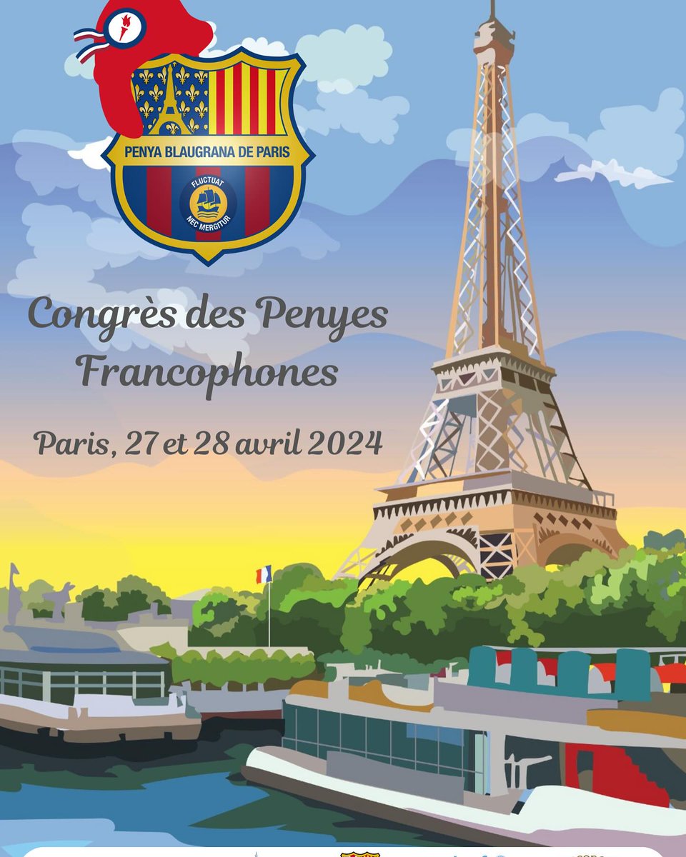 🤩🇫🇷 Some French-speaking penyes are meeting this weekend in Paris! 🙌 The @PenyaParis will be the host for two days full of activities! 🔵🔴 #FemBarçaFemPenya #ForçaBarça