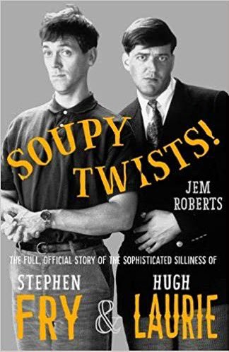 It’s been a long time since the last #SoupyTwists Friday, but today I have donned my most sickeningly garish paisley shirt to commence recording the @audibleuk version of my official biography of @StephenFry & @HughLaurie, alongside m’colleague @krisdyer, for @RakkitProducti1. 🍸