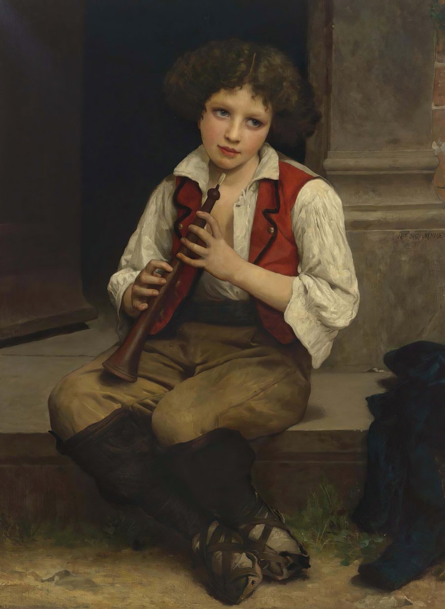 'Pifferaro'
{1874}
By ~ William Bouguereau