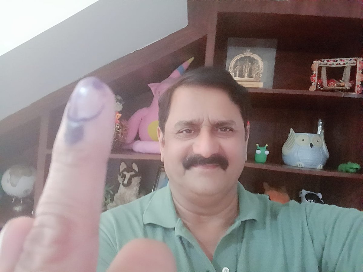 My Vote for #ViksitBharat , My Vote for #AtmanirbharBharat.  #2ndPhase #LokSabhaElections2024