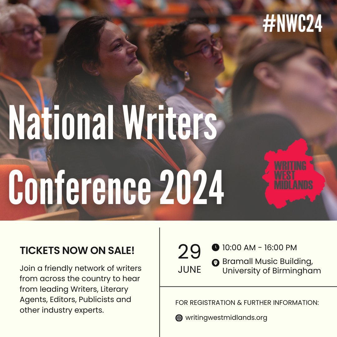 I'm going to be on a panel about writing genre fiction at this year's National Writers Conference at @thebramall in June! Get your tickets here: writingwestmidlands.org/events/nationa…